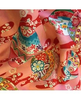 Kokka stof - skyer - lilla