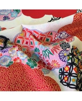 Kokka stof - Kumo - rød