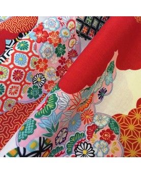 Kokka stof - Kumo - rød