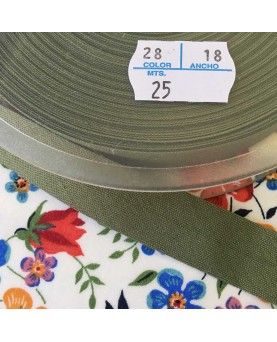 Skråbånd - army - 1 rulle