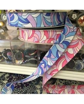 Skråbånd lyserød - 20mm