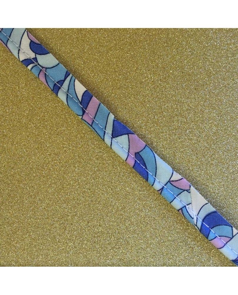 Tittekant mønster - Lyseblå