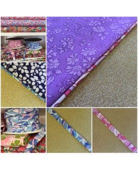 Tittekant mønster - Lyseblå