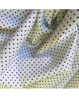 Dots petit- Hvid og sort