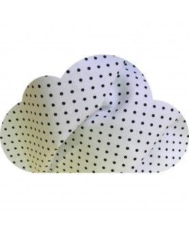 Dots petit- Hvid og sort