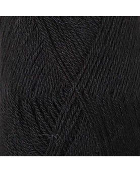 DROPS Alpaca garn - sort uni colour 8903 