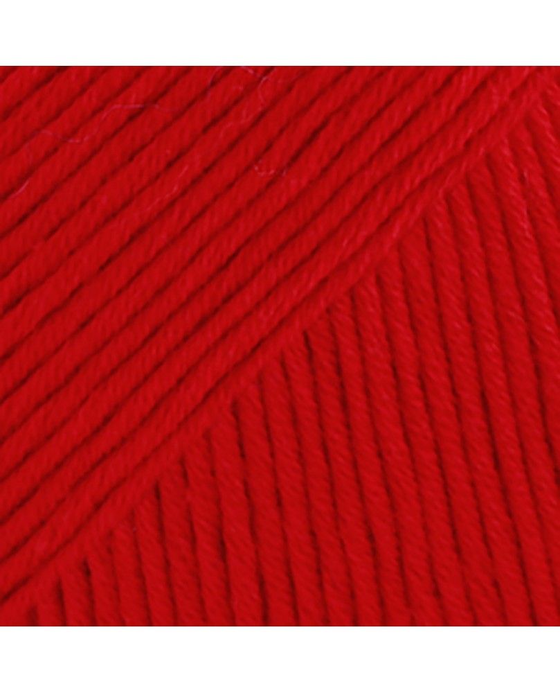 Drops Safran - Rød uni colour 19