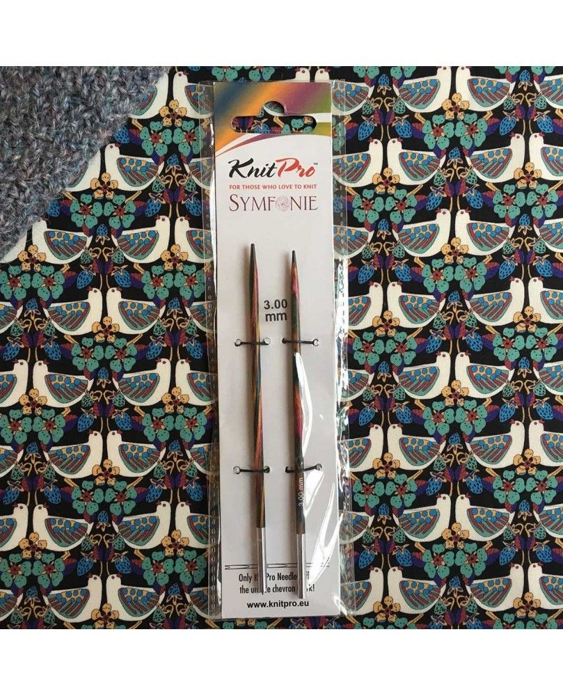 KnitPro Symfonie udskiftspinde 3.0 mm
