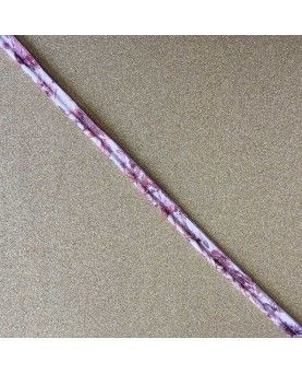 Liberty skråbånd 2 cm - Wildflowers brun og lyserød