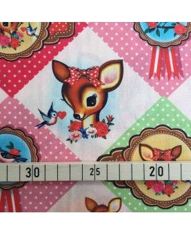 Fiona Hewitt - Stofstykke 45x75 cm