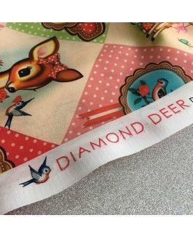 Fiona Hewitt - Stofstykke 45x75 cm