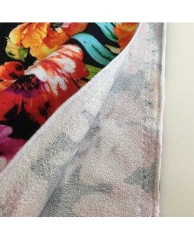 Jersey med print - blomster