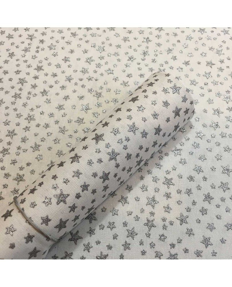45x70cm - Glitter star lyserød