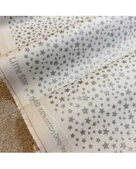 45x70cm - Glitter star lyserød