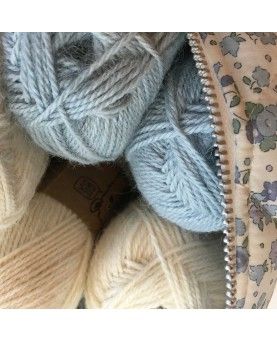 Quiltet taske syet af Liberty stof 