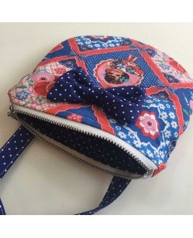 Quiltet taske syet af Liberty stof 