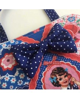 Quiltet taske syet af Liberty stof 