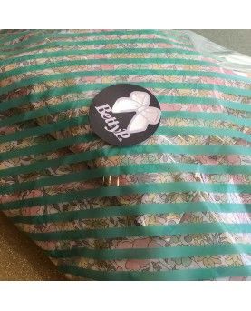 SOLGT Dukke sengetøj syet i Liberty stof