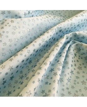 45x70cm - Glitter star Hvid