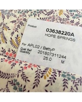 Liberty Stof Hope springs lilla