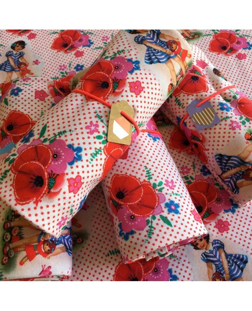 Fiona Hewitt - Stofstykke 80x70cm - Jersey Fiona Hewitt - Stofstykke 80x70cm - Jersey