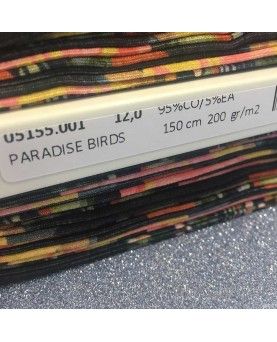 Jersey Paradise Birds mørkeblå