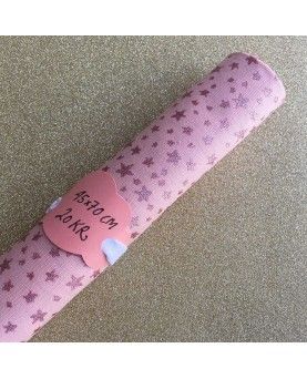 45x70cm - Glitter star Coral 45x70cm - Glitter star Coral