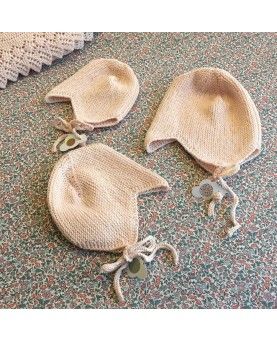 Djævlehue strikket - 0-3 mdr.