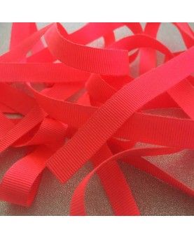 Bånd Grosgrain neon 10mm