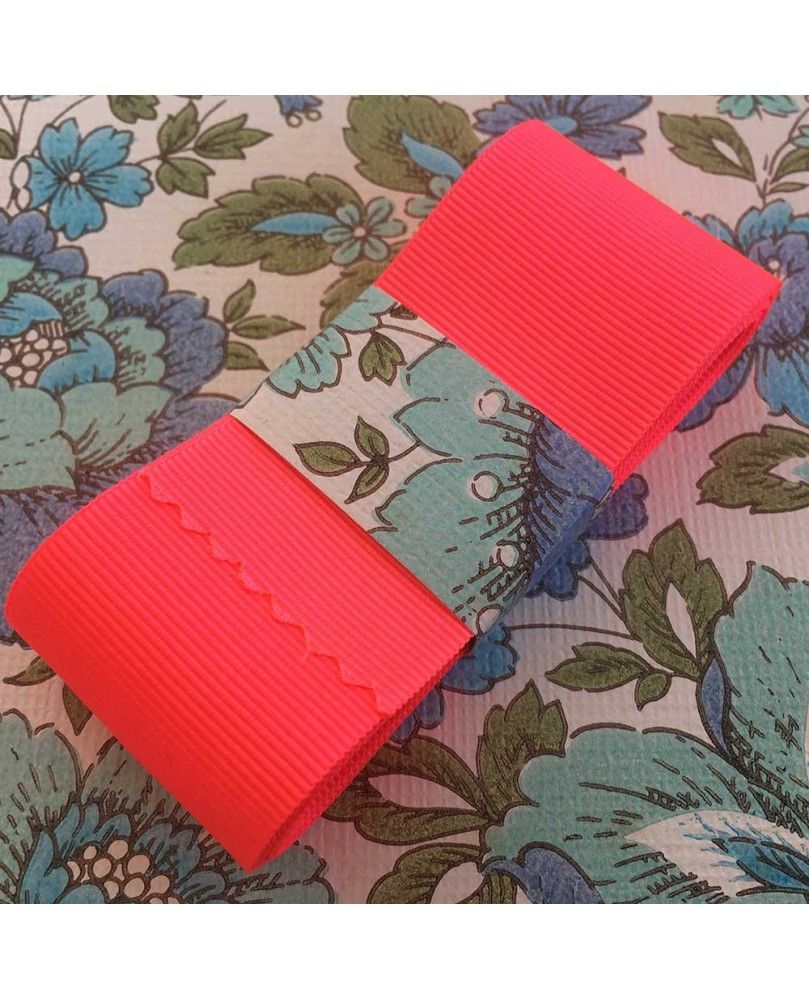 3 meter Grosgrain bånd neon 38mm 