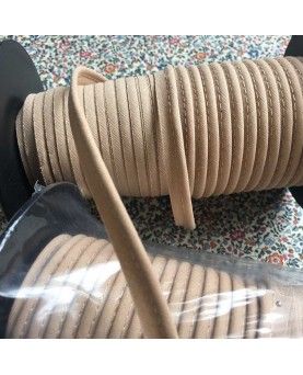 Tittekant bomuld - beige