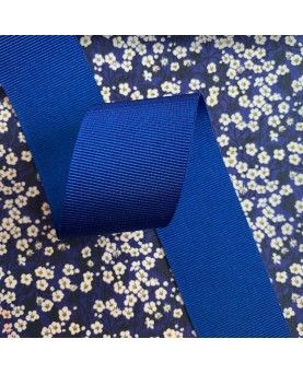 Grosgrain bånd 38mm koboltblå