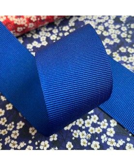 Grosgrain bånd 38mm koboltblå