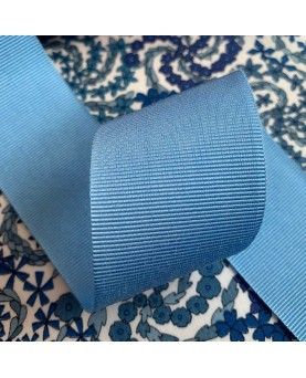 Grosgrain bånd 38mm Lyseblå