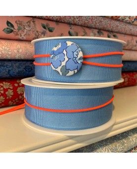 Grosgrain bånd 38mm Lyseblå