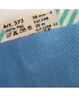 Grosgrain bånd 38mm Lyseblå