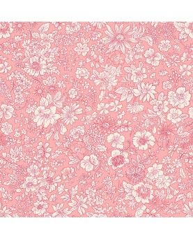 Liberty Quilting Stof - EMILY SILHOUETTE - Lyserød Liberty Quilting Stof - EMILY SILHOUETTE - Lyserød