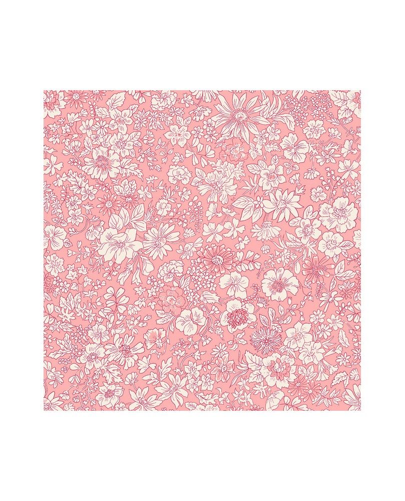 Liberty Quilting Stof - EMILY SILHOUETTE - Lyserød Liberty Quilting Stof - EMILY SILHOUETTE - Lyserød