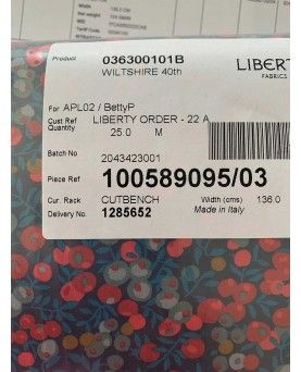 Liberty fat quarters - Wiltshire 036300101B