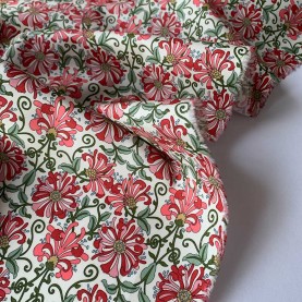 Liberty Stof  Honeysuckle 012202103A blomstret stof