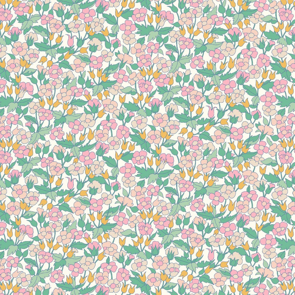 Liberty Quilting Stof fabrics PICCADILLY POPPY 04775941E