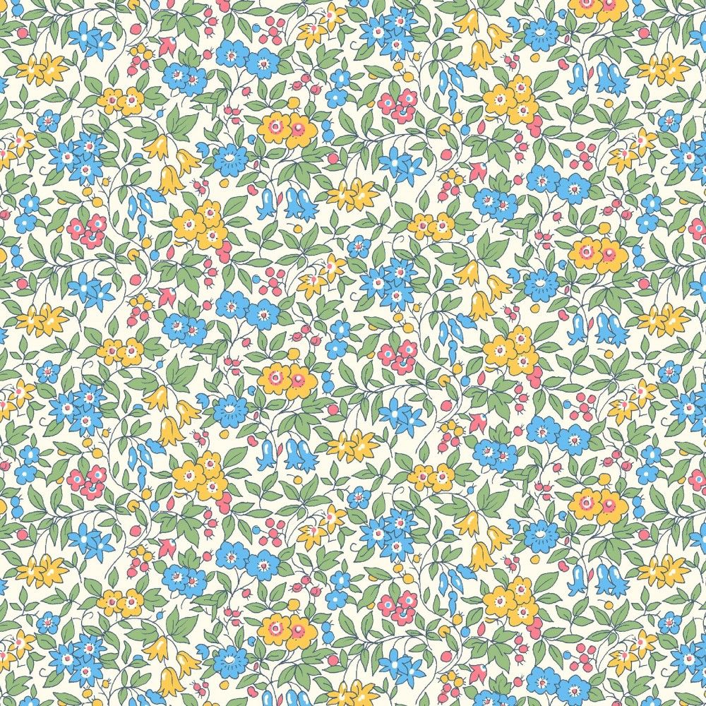Liberty Quilting Stof fabrics FORGET ME NOT BLOSSOM 04775727D