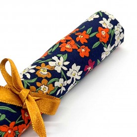Liberty stof fat quarters fabrics Sea Blossoms 03631136C Orange