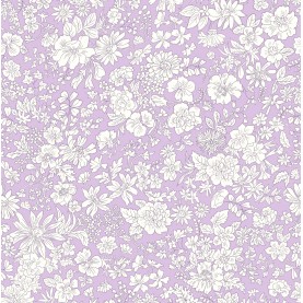 Liberty Quilting Stof fabrics Emily Belle Bright 01666403A  Violet