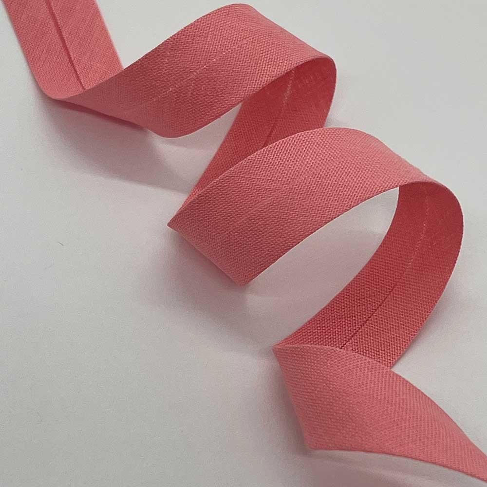 Skråbånd col 22 - 3 meter kantbånd foldebånd lyserød rosa