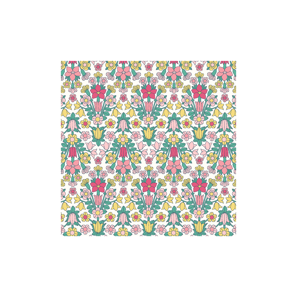 Liberty Quilting fat quarters 45x55cm - Liberty Quilting Stof - HAMPSTEAD MEADOW 04775964D