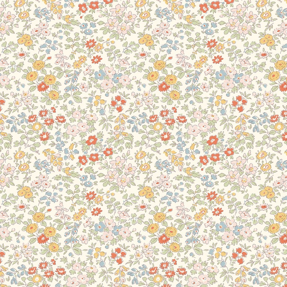 Liberty Quilting fat quarters 45x55cm - SUMMER MEADOW  01666458C - Pastel