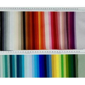 colourcard farvekort over ensfarvet stof i kvaliteten bomuld sælges i metermål