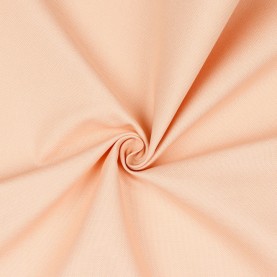 Fat quarters - Canvas stof ensfarvet - Peach/fersken 02900.042 Peach