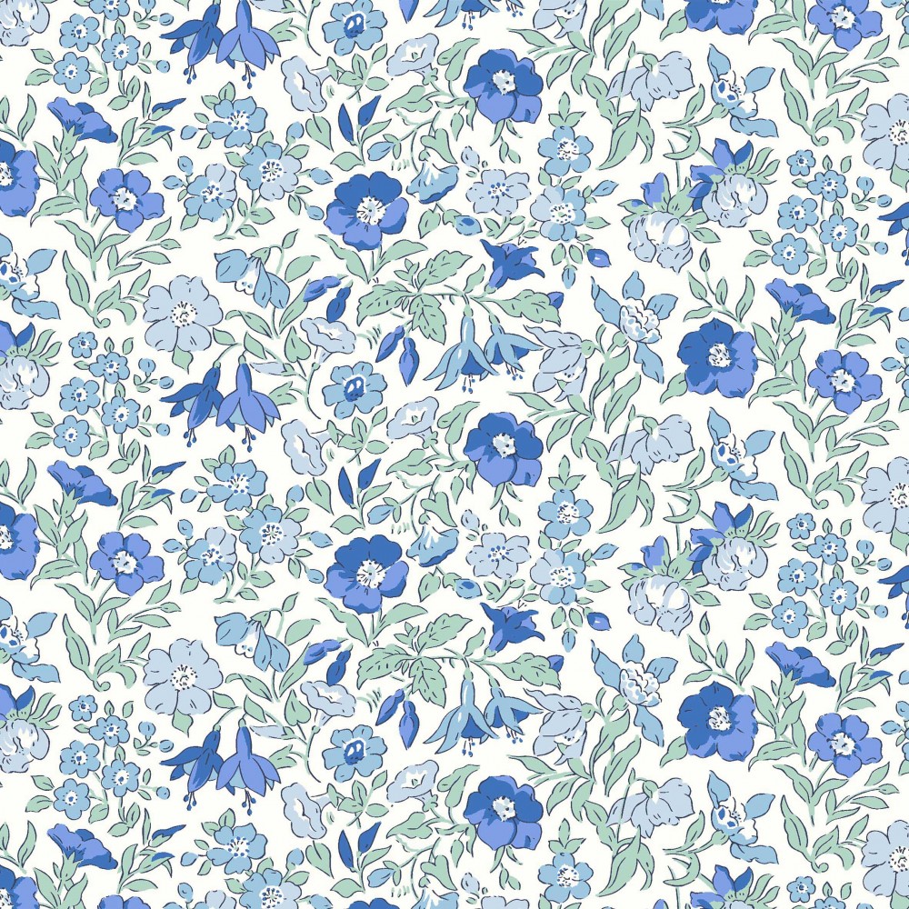 Liberty Quilting Stof fabric Mamie Flower 01666475A